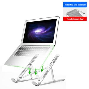 Stand Laptop Standhoogte Verstelbare aluminium laptop Riserhouder Portable Ergonomische notebookstandaard tot 717 inch voor MacBook Air Pro