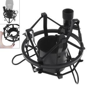 Support d'enregistrement en métal Clip Clip Spider Microphone Stand Shock Mount avec transfert de cuivre pour ordinateur Mic de condenseur