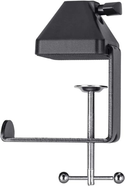 STAND METAL MABEA CLAMP de montaje para la suspensión de micrófono Boom TOYMOR PROY STANDE Holte con percha de gancho con auriculares, NB35B