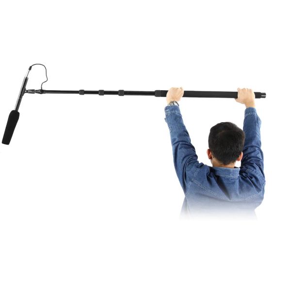 Stand Neewer Microphone Boom Brash avec le câble XLR intégré Bras de micro extensible avec des poignées et des verrous à torsion pour les microphones zoom