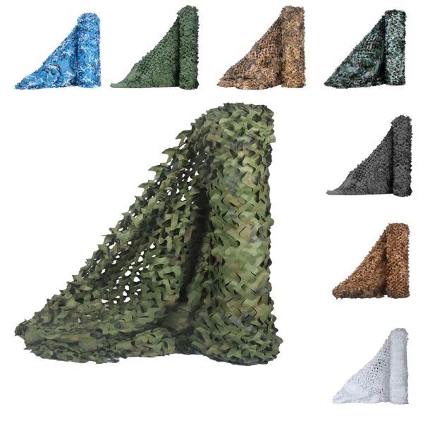 Demandez des camouflages militaires extérieurs pour la chasse, tissu de filet numérique boisé, refuge solaire de camping, ombre de tente, refuge solaire, 1,5 * 2m