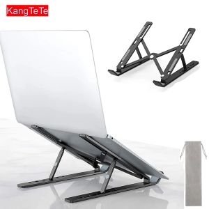 Stand draagbare laptopstandaard opvouwbare aluminium legering laptophouder tablet stand opvouwbare ondersteuningsbasis voor MacBook Lenovo Dell HP