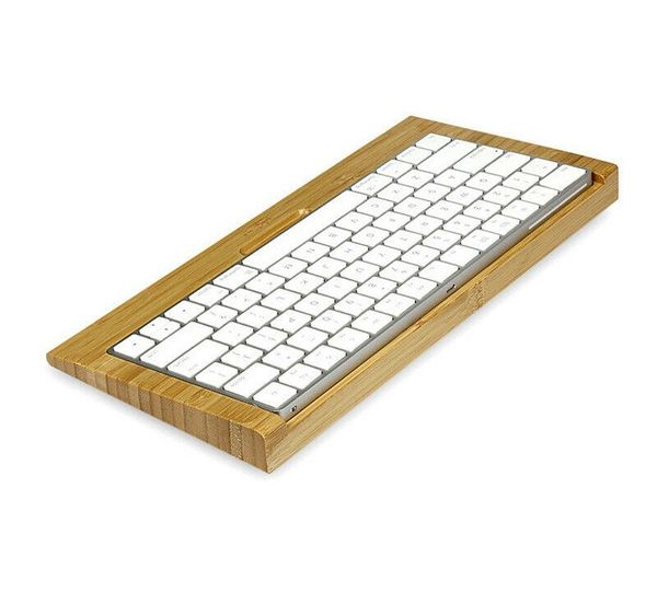 Stand Samdi Wood Bluetooth Keyboard Soporter para el teclado mágico Apple 2017 con teclado numérico MQ052LL/A A1843