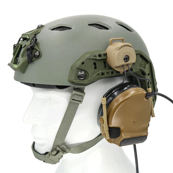 Support d'accessoires de casque tactique pour le casque Airsoft militaire Adaptateur de rail Fast Rail Set Suspension Rail Suspension Rail