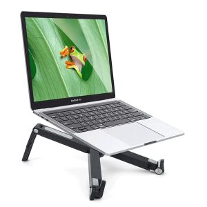 Stand Xnyocn portátil portátil soporte de soporte plegable de soporte base de cuaderno para el soporte de la computadora portátil MacBook Pro Soporte de enfriamiento del soporte para computadora portátil