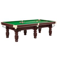 Table des billards am￩ricains standard Solid Wood Frame Club Recreation Recreation Entertainment Sports Equipment