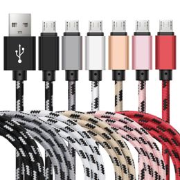 Cables USB de carga rápida estándar 6 pies 3 pies Cable tipo C Cables de sincronización de datos para Samsung S9 Moto LG Cables de cargador Android Huawei xiaomi