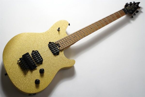 Estándar: guitarra Gold Sparkle como las mismas guitarras eléctricas que se muestran en las imágenes.