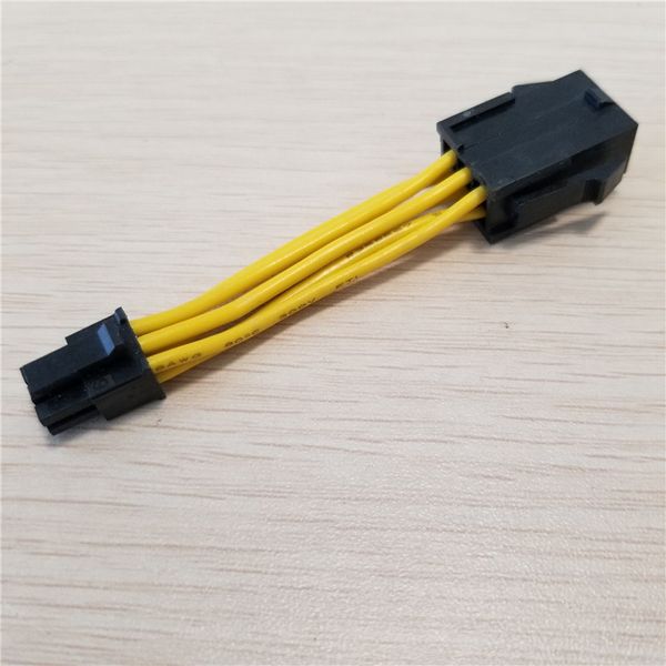 Câble d'alimentation standard PCI-e PCIe 6pin vers Mini 6pin pour carte graphique MAC en fil 18AWG 5cm