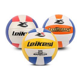 Taille standard 5 Volleyball moussé PVC Matériau Soft Training Match Ball Adults Adults Intérieur Équipe extérieure Pratiquant Ball Beach Ball