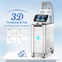 Standing 4 Pads Fat Loss Cold Slimming Removal Cellulitis Removal Therapy Lichaamsvorm Freezing Beauty Salon Machine