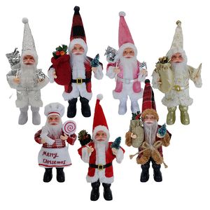 Standing Holiday Gift Santa Claus Christmas Decorations Old Men Ornament Xmas Tree Hangers 24 * 9.5 * 5cm XD24888