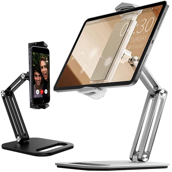 Stands Tablette en alliage en aluminium support support de téléphone support smartphone support tablette bourse de téléphone portable métallique pour iPad iPhone