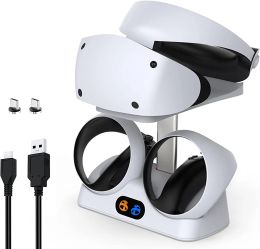 Base de station de charge des supports pour le casque PSVR2 Contrôleur VR Affichage Affichage Affichage Dual Handle Charge pour PS VR2 PlayStation VR2 ACCESSOIRES