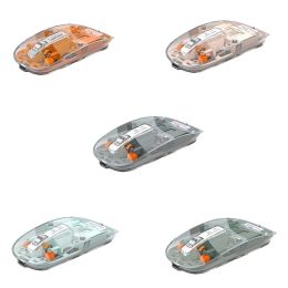 Stands fmouse souris de jeu transparent souris Bluetooth sans fil avec souris rechargeable RVB Light pour les accessoires de joueurs PC