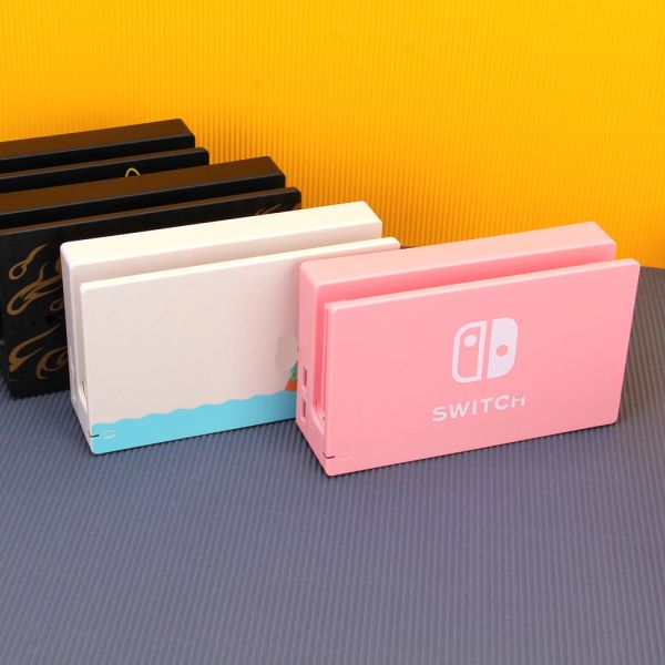 Soportes para consola Nintendo Switch, estación de acoplamiento de TV, tapa de plástico, carcasa de repuesto, funda