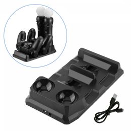 Staat voor PlayStation 4 PS Move PS4 Controller Charger Stand Game Accessories voor DualShock4 Joystick Dock Station 4 in 1 Holder Base