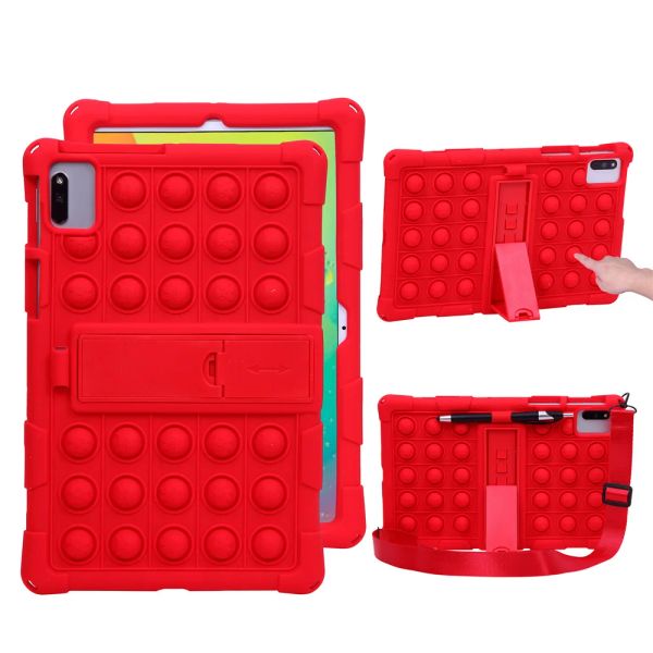 Usteds para Teclast T50 Case de tableta de 11 pulgadas Soft Silicon Shock Push Push Push Bubble Ajustable Pen Pen Pen Toper Coco a prueba de choque