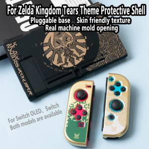 Soportes para Zelda Tears of The Kingdom, carcasa protectora, sombrero basculante para Nintendo Switch/OLED JoyCon, carcasa para consola de juegos, accesorios para juegos
