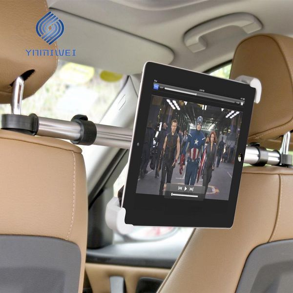 Support de support pour tablette pc auto voiture arrière siège supporte support de montage tablette universelle 715 '' pour iPad Xiaomi Samsung Clip Mount