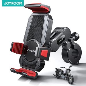 Staat joyroom aluminium legeringsmotorfiets telefoonhouder metalen motorfiets telefoonbevestiging met trillingsdemper voor motorfietsfiets