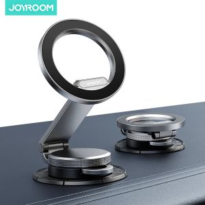 Staat joyroom magnetische auto -montage Allmetal sterkste magneet opvouwbare telefoonhouder voor autodashboard Tesla Phone Mount voor iPhone