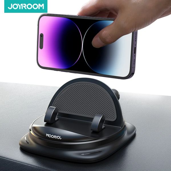 Stands Joyroom Universal Dashboard Car Solterista de teléfono actualizado Montaje de teléfono de silicona reutilizable para el auto Antislip Pad Mat Pheleper Phone