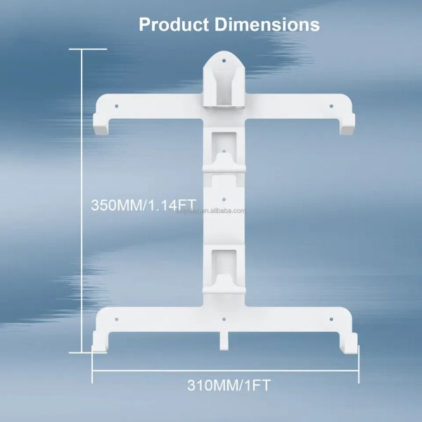 Stands JYSP5158 support mural pour PS5 casque télécommande support de rangement mural pour PS VR2 support de montage mural support