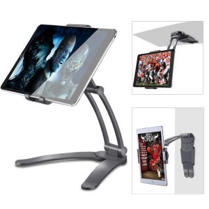 Stands keukentablet Stand Stand Wall Desk Tablet Mount Stand Fit voor 510,5 inch breedte tablet metalen beugel smartphones houders