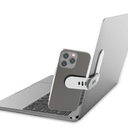 Stands laptop telefoonhouder link beugel magnetische notebook zijkant clip verstelbare aluminium legering computermonitor expansie beugel
