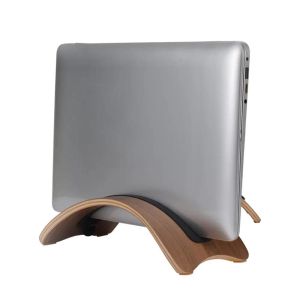 Support de support pour ordinateur portable SAMDI Board de support vertical en bois pour MacBook Air