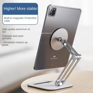 Supports support de tablette magnétique en métal pour support de bureau de Table pour Ipad Pro Xiaomi Samsung Huawei Apple accessoires de tablette