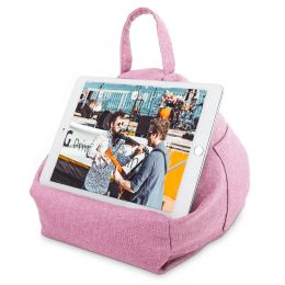Staat moko tablet kussenstandaard, lap kussenbed bank sofa zachte kussen houder xmas cadeau voor telefoontabletten tot 11, voor iPad Pro 11, Tab S7/S6
