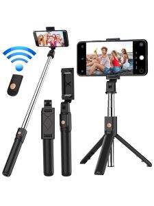 Staat multifunctionele mobiele telefoon Bluetooth Selfie Stick Live Tripod Tripod K07/K10/K10S Tik Tok Anchor Photo Stand Eén sleutel om foto's te maken