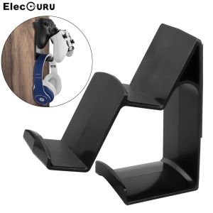 Supports sans perçage pour contrôleur de jeu, support mural pour casque d'écoute, support de manette de jeu pour PS4/PS5/XBox/XBox One