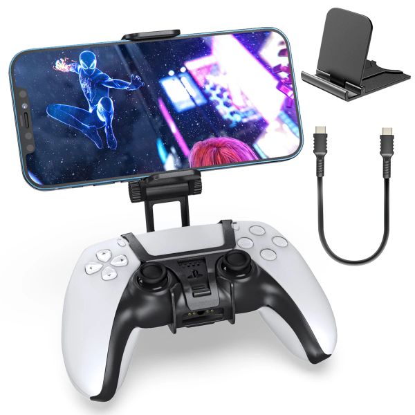 Stands OIVO pour le contrôleur PS5 Handgripstand Clipolder Phone Phone Phone Stand Clamp Mount Bracket GamePad Standder pour PS5