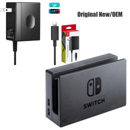 Supports d'origine pour NS Nintend Switch Station de chargement HDMICompatible TV Dock chargeur Station support Dock commutateur adaptateur secteur alimentation