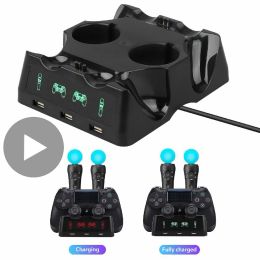 Supports de contrôle pour Sony Playstation Play Station PS 4 PS4 Move VR, Support de contrôleur de jeu, Support PSVR, chargeur, accessoires de manette de jeu