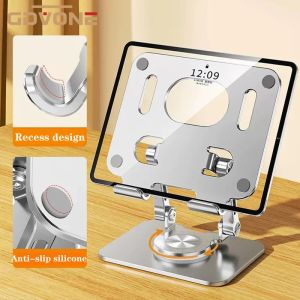 Stands Tabletstandaard 360° Rotatie Verstelbare Opvouwbare Houders voor iPad Telefoon Samsung Xiaomi Lenovo Huawei Tabletbeugel Ondersteuning