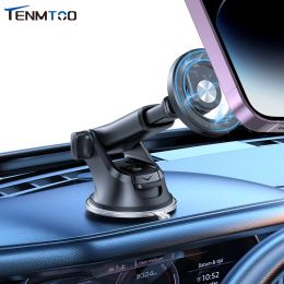 Stands Tenmtoo pour le support de téléphone de voiture de voiture Magsafe pour le tableau de bord de la voiture compatible avec l'iPhone 14 13 12 Xiaomi Téléphone