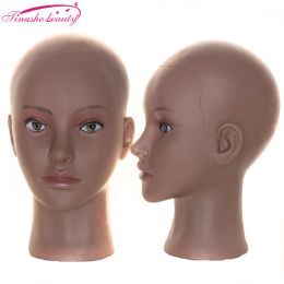 Stands Tinashe Beauty Goedkope Afrikaanse Mannequin Hoofd Voor Het Maken Van Pruik Hoed Display Kosmetiek Oefenpop Hoofd Vrouwelijke Poppen Kaal Trainingshoofd