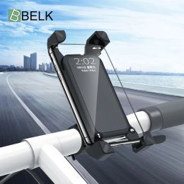 Stands Universal Bicycle Phone Sletron pour iPhone Xiaomi Motorcycle Mobile Telephone Howder Bike Grodbar Clip Clip GPS Mount Bracket