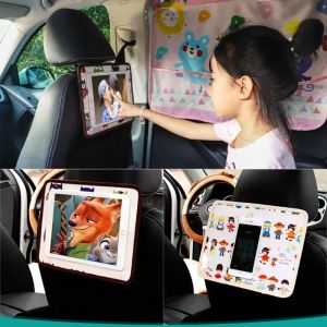 Stands Universel Car Appaders Téléphone Portez du sac de montage pour les enfants dans la tablette de siège arrière pour Samsung Xiaomi 311,5 pouces Tablets Téléphone