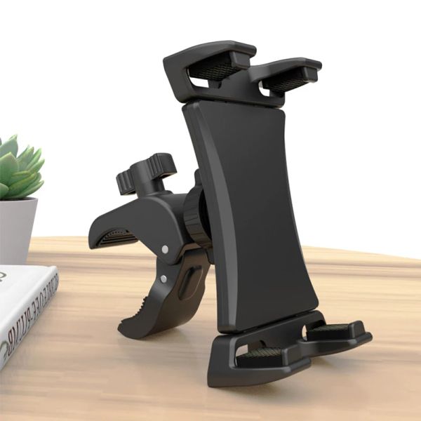 Stands Universal Mount Bracket Gym Tapis Tapison de vélo de vélo Clip Clip de support Tablet A réglable pour iPad Pro 12.9 