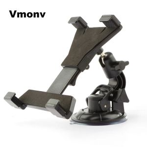 Support de support de tablette Vmonv Stand pour iPad air 1 2 mini 2 3 4 pro 9,7 10,5 Support de voiture universel pour le pare-brise pour 711 pouces Samsung Tab