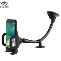 Stands xmxczkj Universal Windshield Toor Dash Dash Tabillon Flexible ARM TÉLÉPHONDE MOT POUR MONTRE POUR IPHONE X 8 VOITURE AUTOR