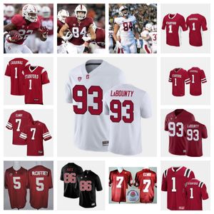 Stanford Cardinal voetbalshirt 67 Fisher Anderson 57 Levi Rogers 86 Sam Roush 52 Lucas Heyer 71 Connor McLaughlin 17 Jshawn Frausto-Ramos 57 Lytle 81 Ahmari Borden