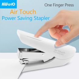 ENSEMBLE KWTRIO Air Touch Power Saving Stapler Super Effort Sauver la machine d'agrafage Bondage de 20 feuilles de fournitures de bureau de papier