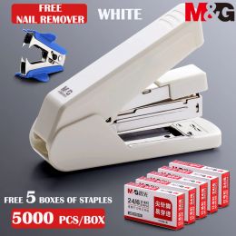 Stapler MG Hourdus Duty Stapler Paper sans effort Machine d'agrafeuse 50 FEUILLE BUREAU SPAPELERIE SPAPLES ANSEMBLE AGUAL