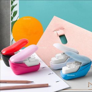 Nietmachines Geen spijkers Machine Mini schattig boek Nietloze nietmachine Papier zonder nietje Gratis 230608